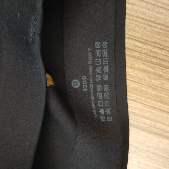 LULULEMON Front Zipper Sports Bea SZ 32DD - Picture 5 of 6